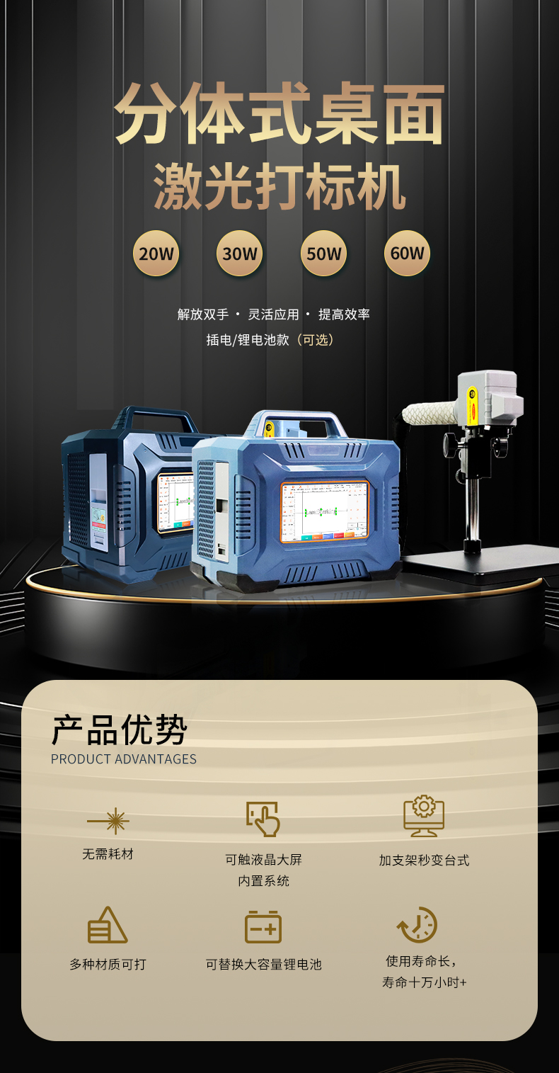 手持桌面兩用激光打標(biāo)機(jī) 第1張